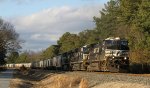 NS 9:22 leads train 42Z towards the signals at Sullivan